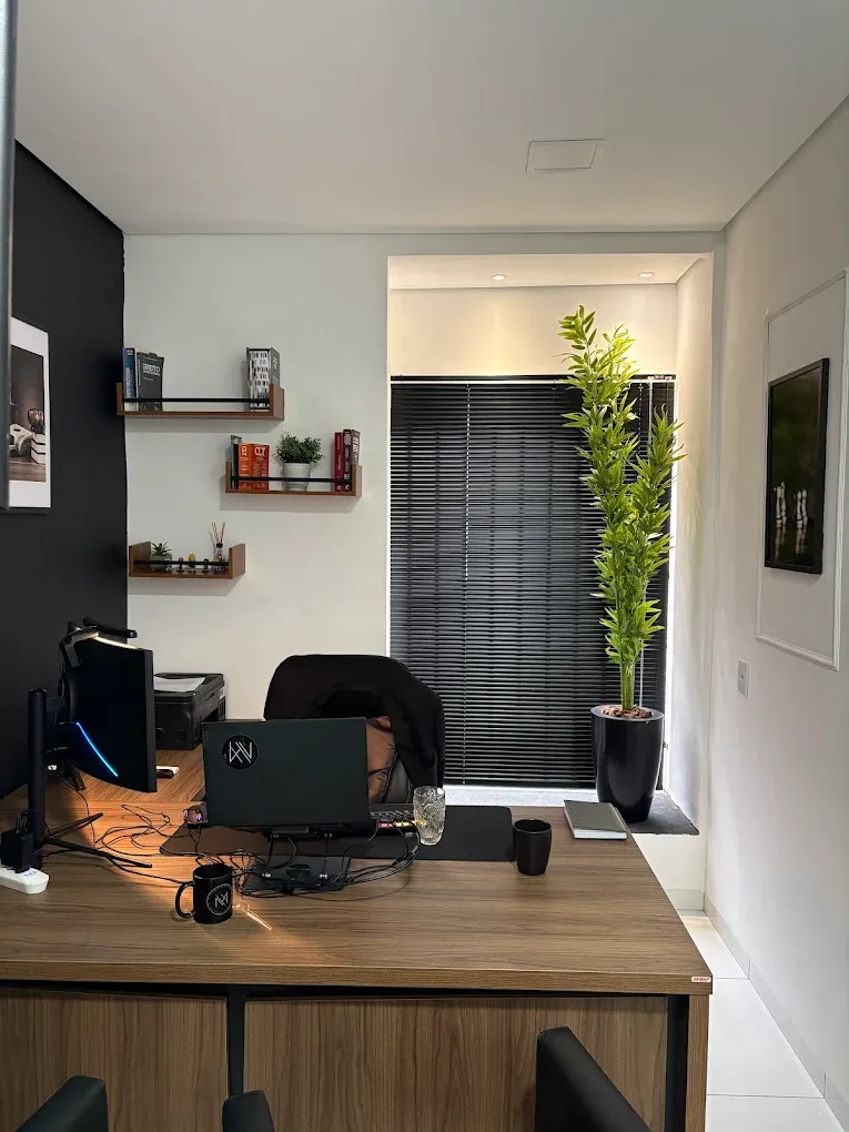 Sala de trabalho do escritório